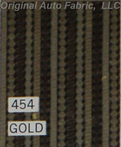 1964 Pontiac Catalina Gold Vertical Striped OEM Auto Cloth