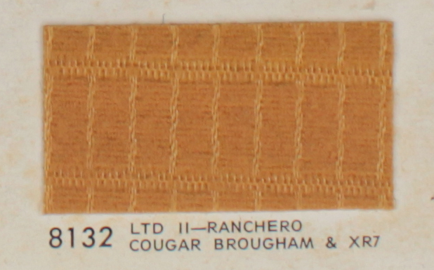 1978 Ford LTD II - Ranchero Cougar Brougham & XR7 - beige vertical and horizontal grain lines pattern OEM auto cloth