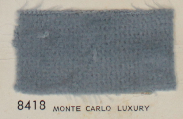1978 Chevrolet Monte Carlo Luxury - light blue OEM auto fabric