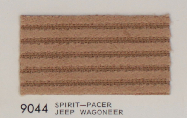 1979 Jeep Spirit - Pacer Jeep Wagoneer - beige with horizontal grain pattern cloth OEM auto fabric