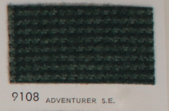 1979 Ford Adventurer S.E. - green and light green plaid pattern OEM auto cloth