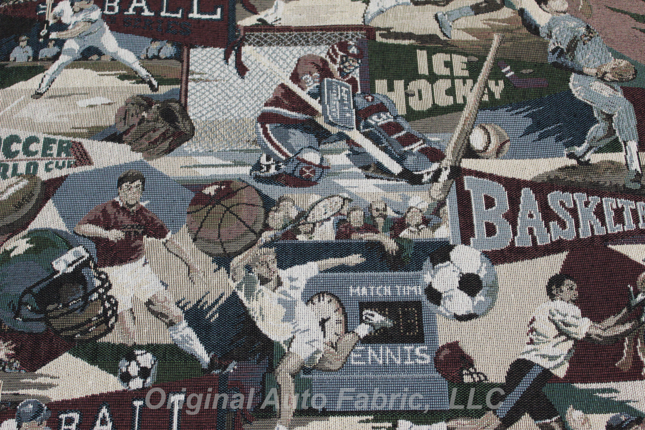 Multi sport tapestry