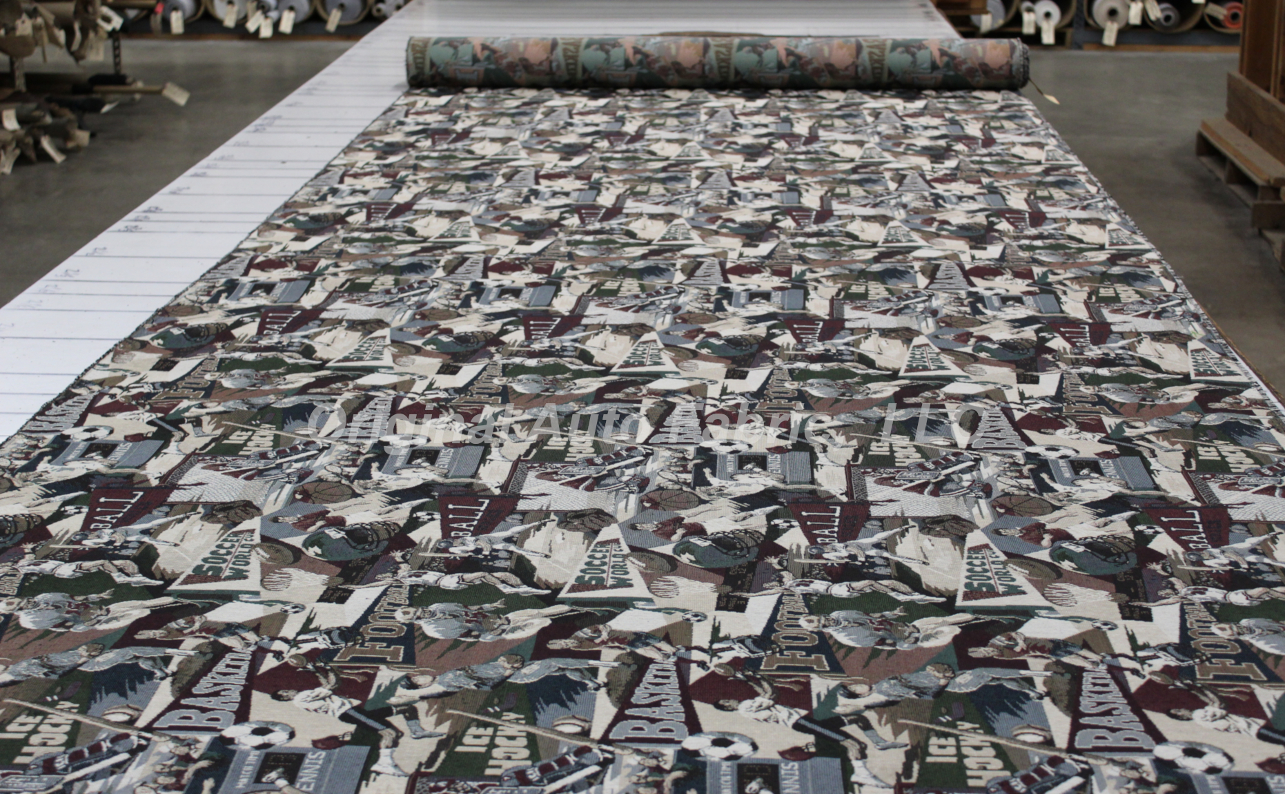 Sports Tapestry Factory Roll