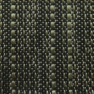 Green/Black with Silver Threading