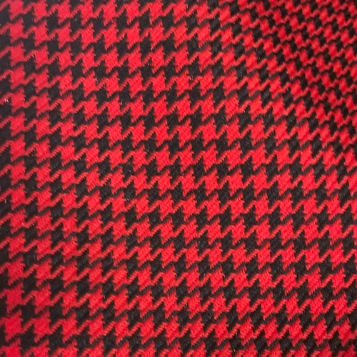 Red Houndstooth