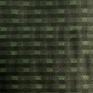Green/Black Plastic Weave