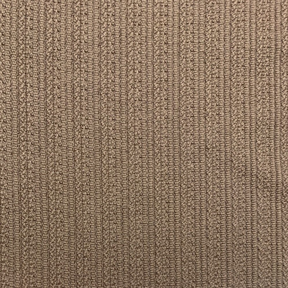 Tan Patterned Wool Broadcloth