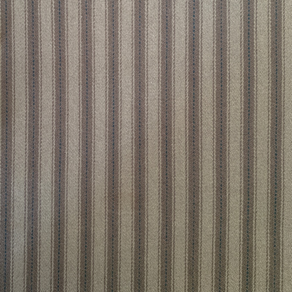 Gray with Blue Stripes Wool