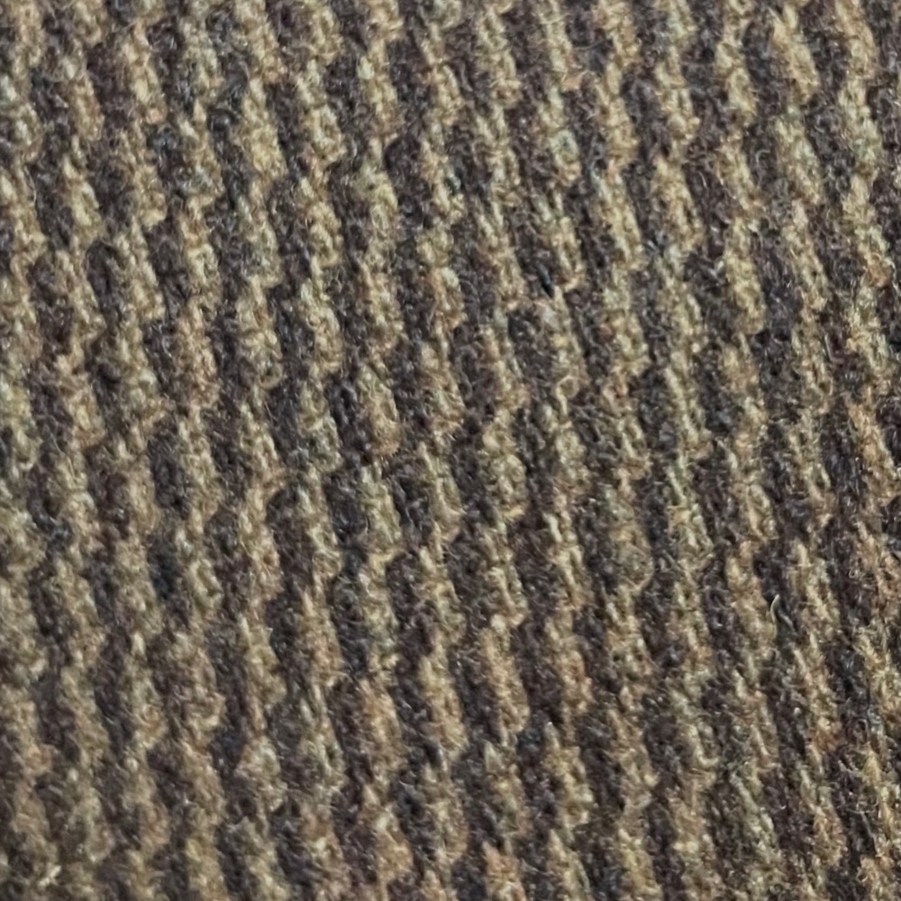 Model A Ford Interior Material - Brown Check Wool