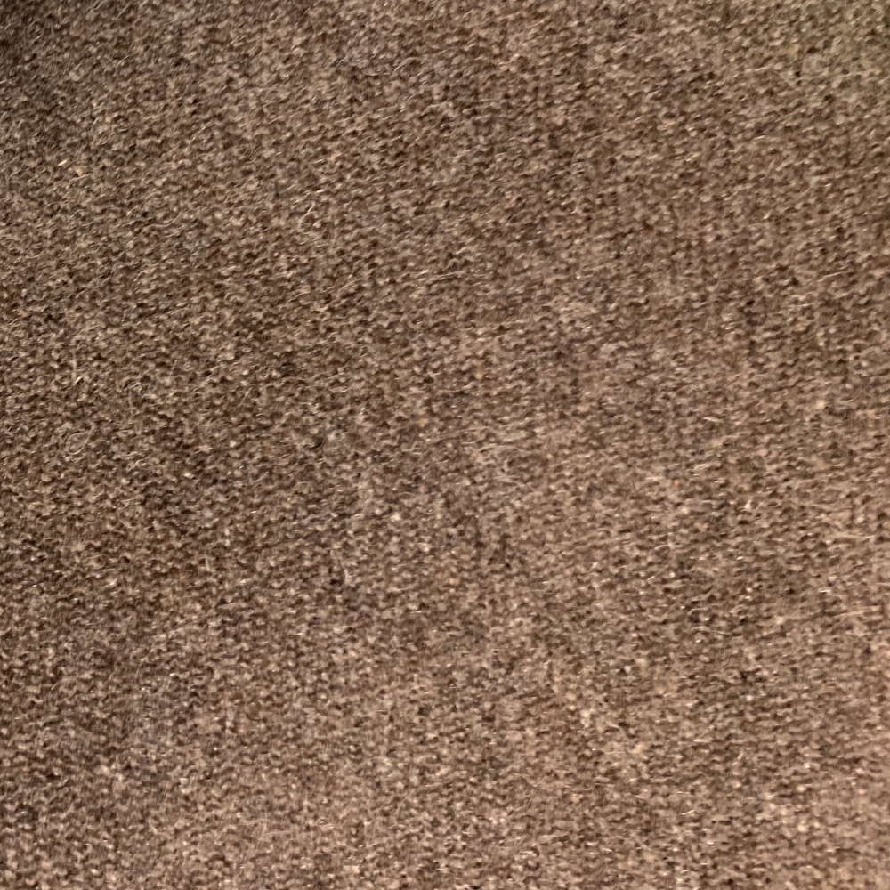Dark Brown Wool Broadcloth