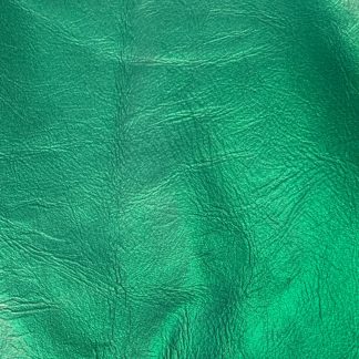 Metallic Green Leather