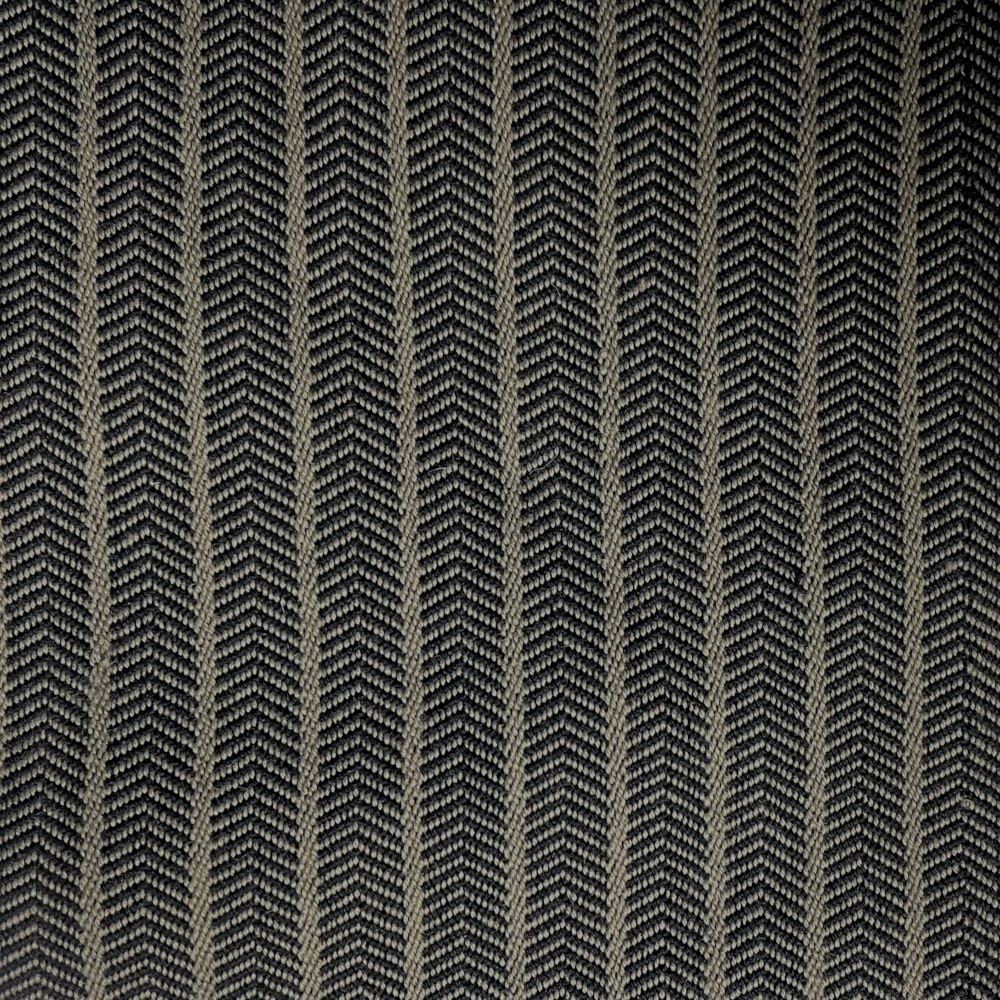 Blue/Gray Herringbone Wool Broadcloth