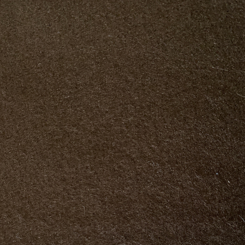 Dark Brown Wool Broadcloth