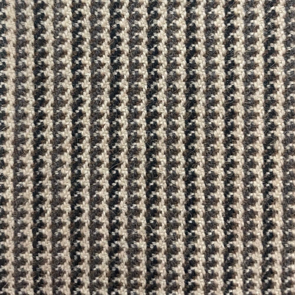Multicolored Striped Wool Broadcloth