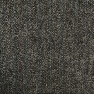 Gray with Green Stripe Wool Broadcloth