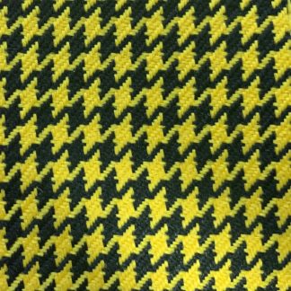 Yellow and Black Houndstooth