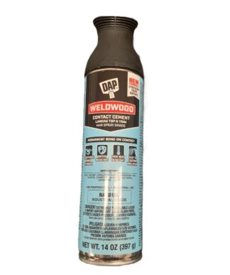 DAP WELDWOOD CONTACT ADHESIVE - SPRAY